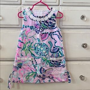 Lilly Pulitzer Pink and Blue Kids Dress